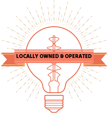 locally owned & operated badge